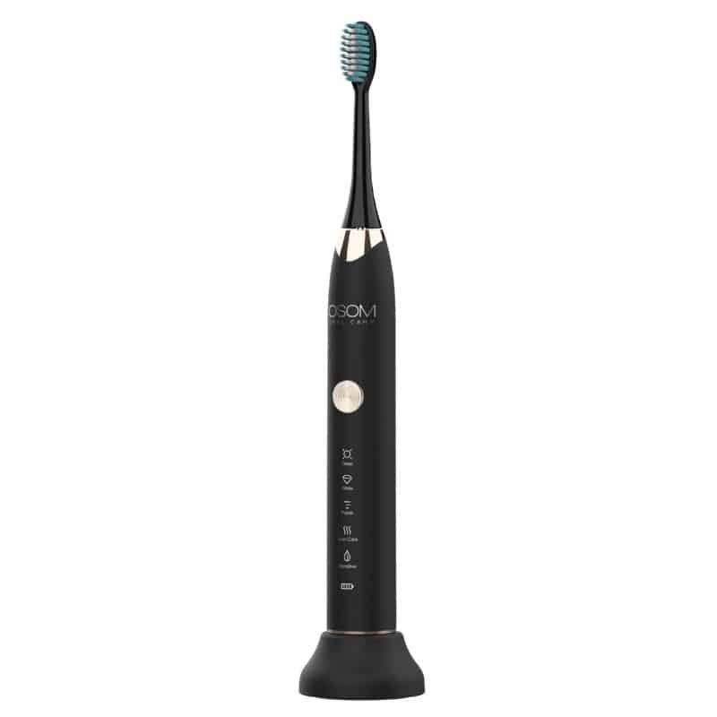 Įkraunamas, elektrinis dantų šepetėlis OSOM Oral Care Sonic Toothbrush Black OSOMORALT7BL, juodos spalvos, IPX7