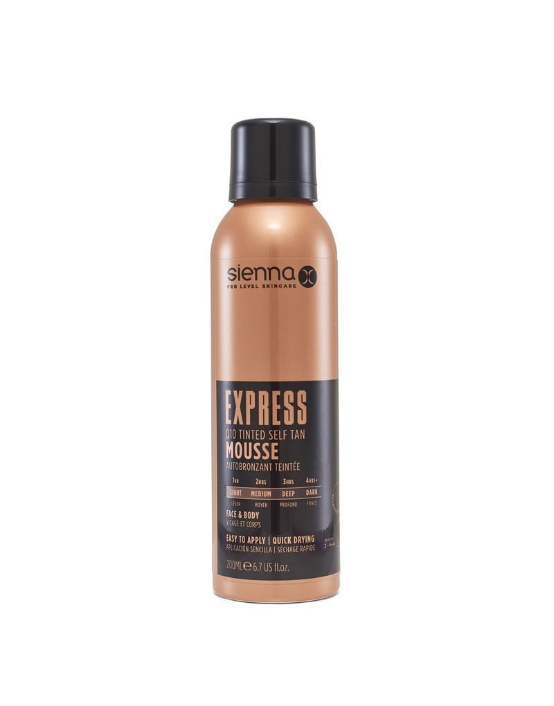 “EXPRESS/ 1 HOUR” SAVAIMINIO ĮDEGIO PUTOS SIENNA-X - 1 HOUR SELF TAN TINTED MOUSSE