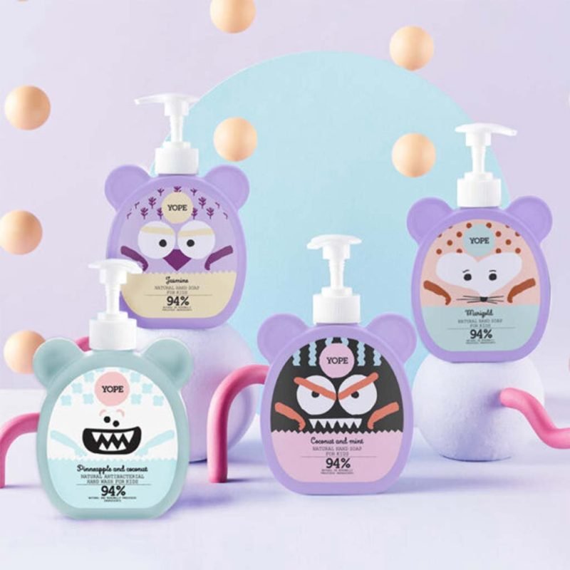 YOPE Natūralus rankų muilas vaikams, 400ml