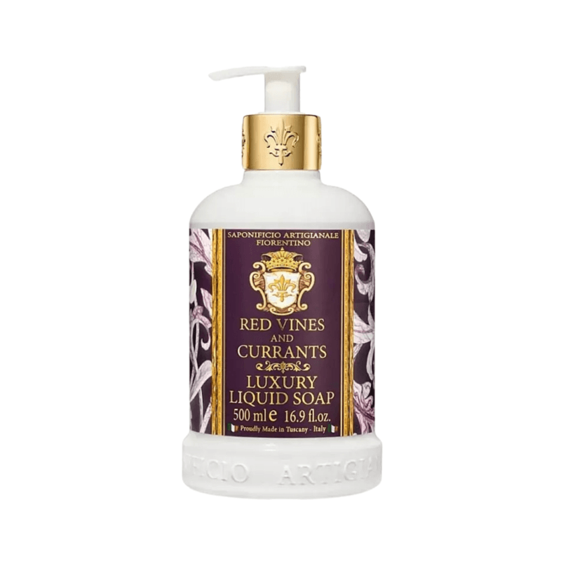 FIORENTINO skystas muilas rankoms Raudonųjų vynuogių ir serbentų aromato, 500 ml
