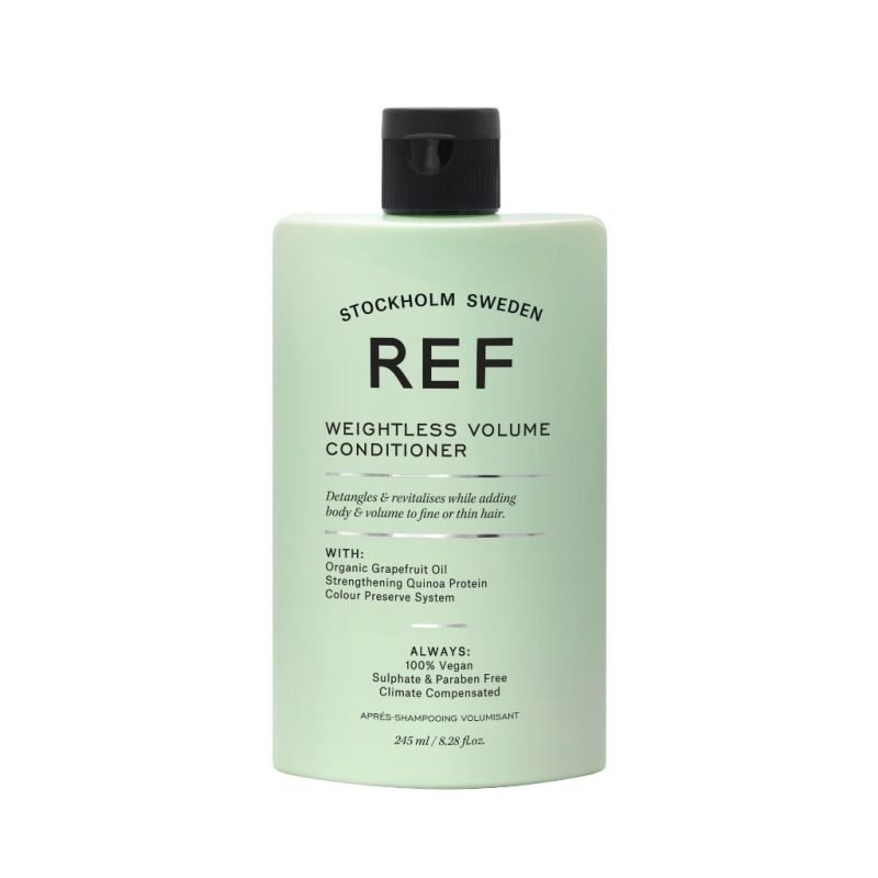 REF Weightless Volume Conditioner kondicionierius ploniems, purumą praradusiems plaukams, 245 ml