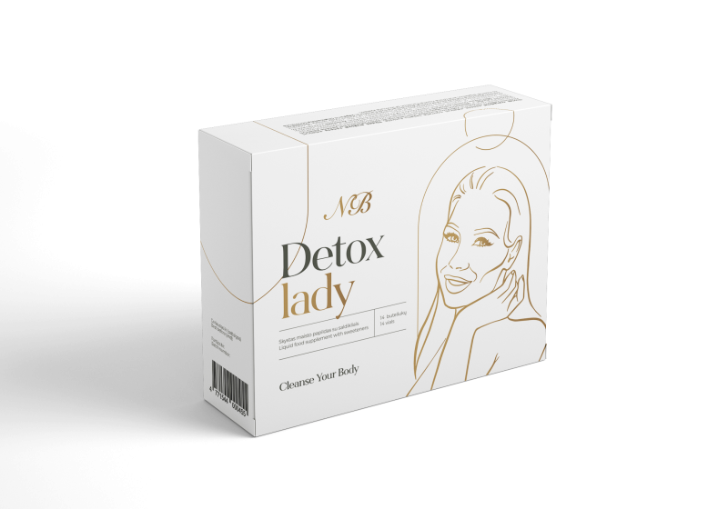 NB Natalijos Bunkės "DETOX LADY" maisto papildas detoksikacijai