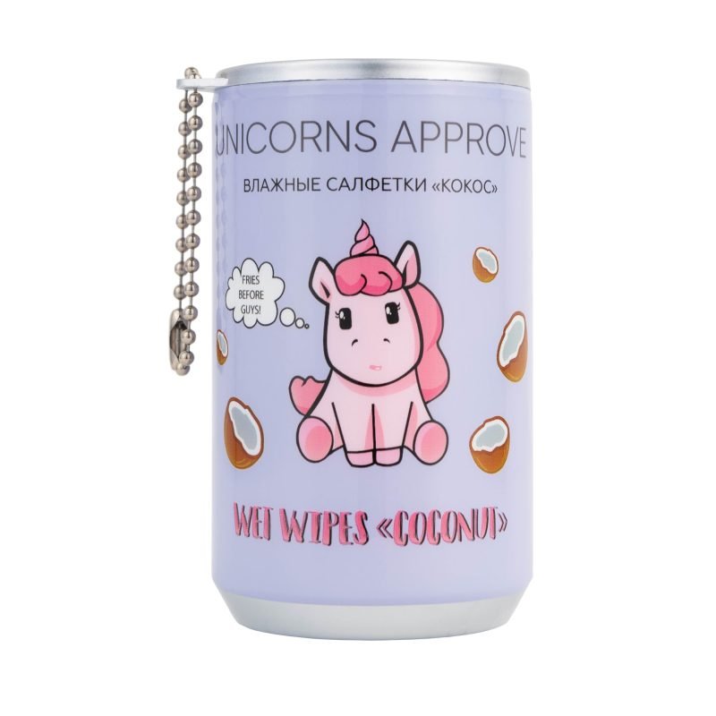 UNICORNS drėgnos servetėlės Kokosas, 30 vnt