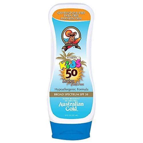 Australian Gold SPF 50 Kids Losjonas vaikams su apsauga nuo saulės, 237ml