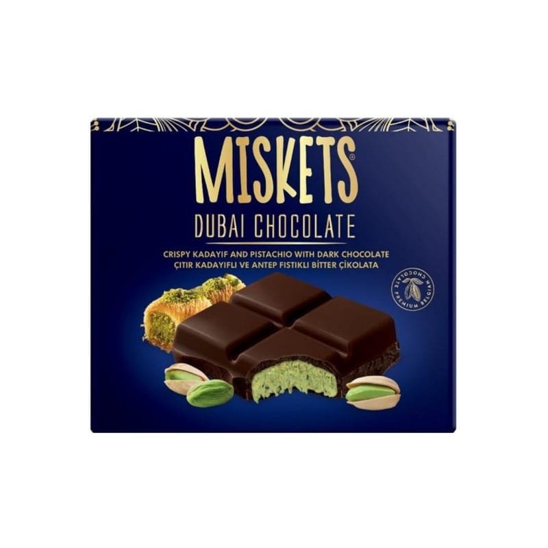 Miskets Dubai Juodasis šokoladas, 100 g