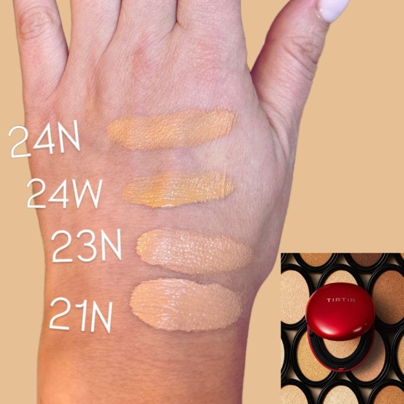 TIRTIR Mask Fit Red Cushion 24W SOFT BEIGE – Kompaktinis Makiažo Pagrindas (Kušonas)